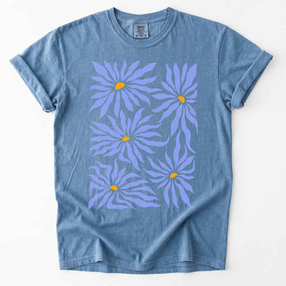 Abstract Matisse Floral Heavyweight T-Shirt