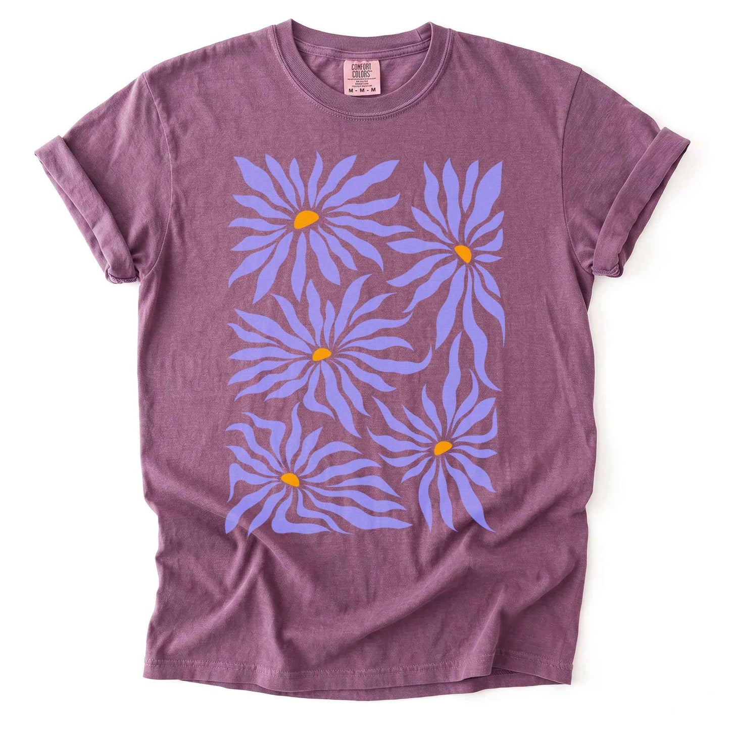 Abstract Matisse Floral Heavyweight T-Shirt