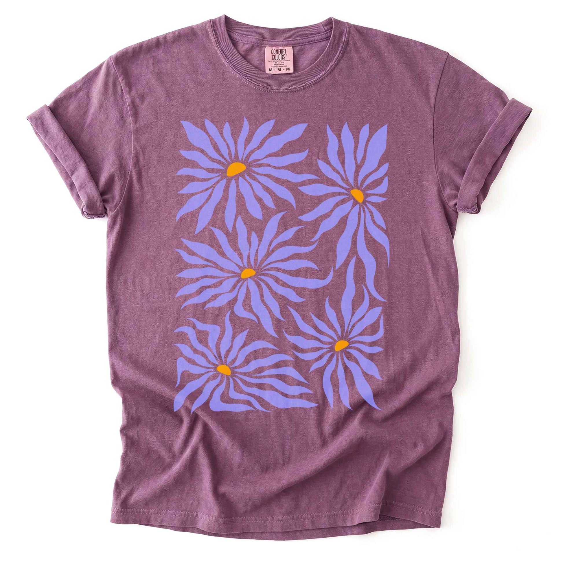 Abstract Matisse Floral Heavyweight T-Shirt
