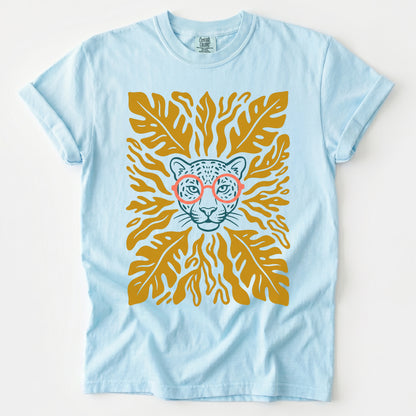 Matisse Leopard In Glasses Vintage Washed T-Shirt