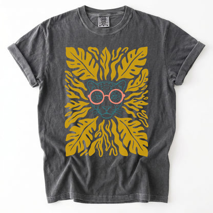 Matisse Leopard In Glasses Vintage Washed T-Shirt