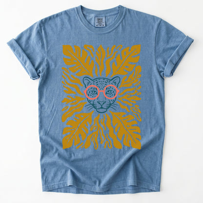 Matisse Leopard In Glasses Vintage Washed T-Shirt