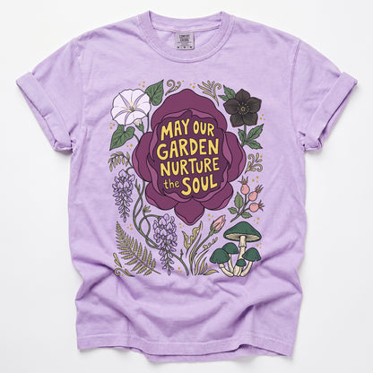 May Our Garden Nurture The Soul Vintage Washed T-Shirt