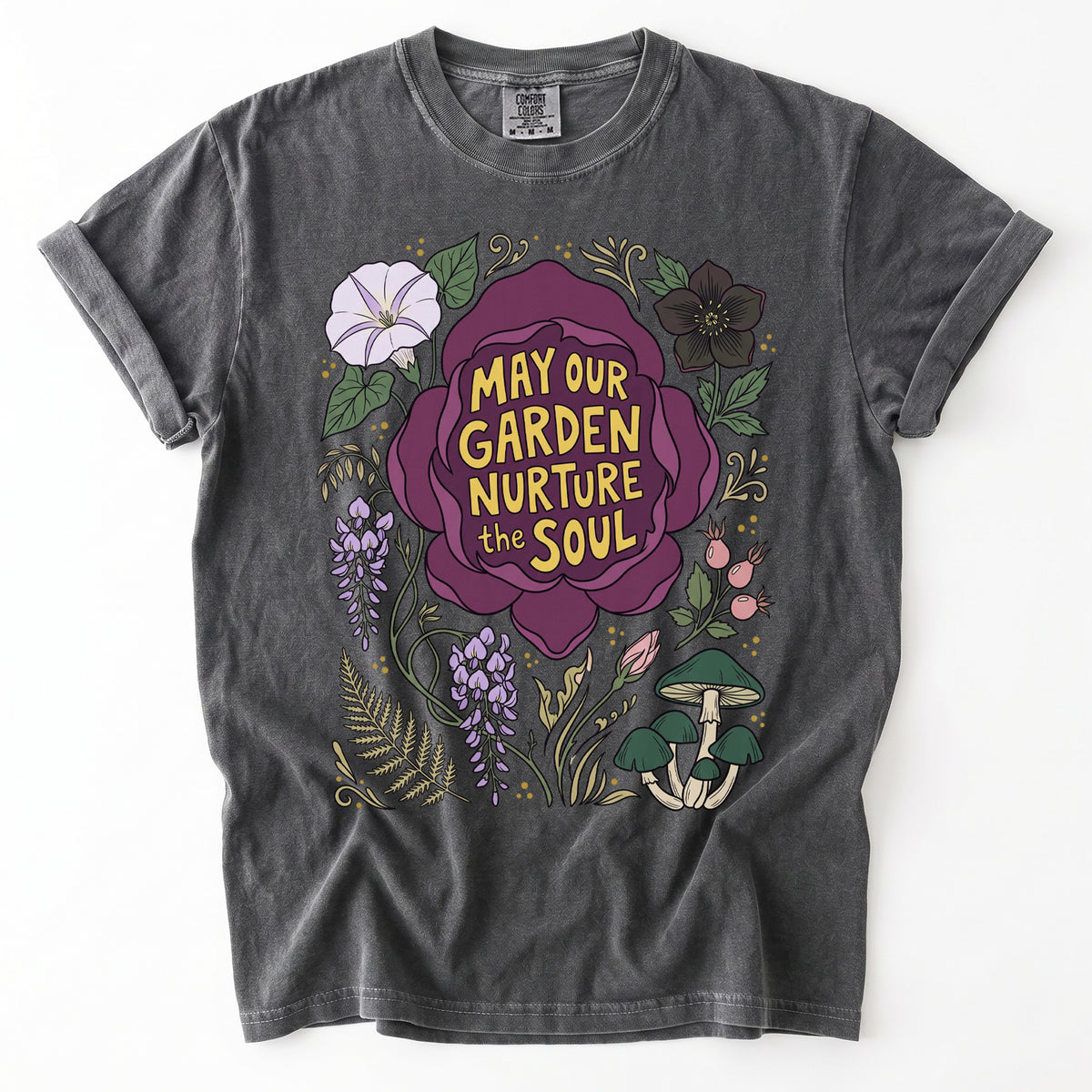 May Our Garden Nurture The Soul Vintage Washed T-Shirt