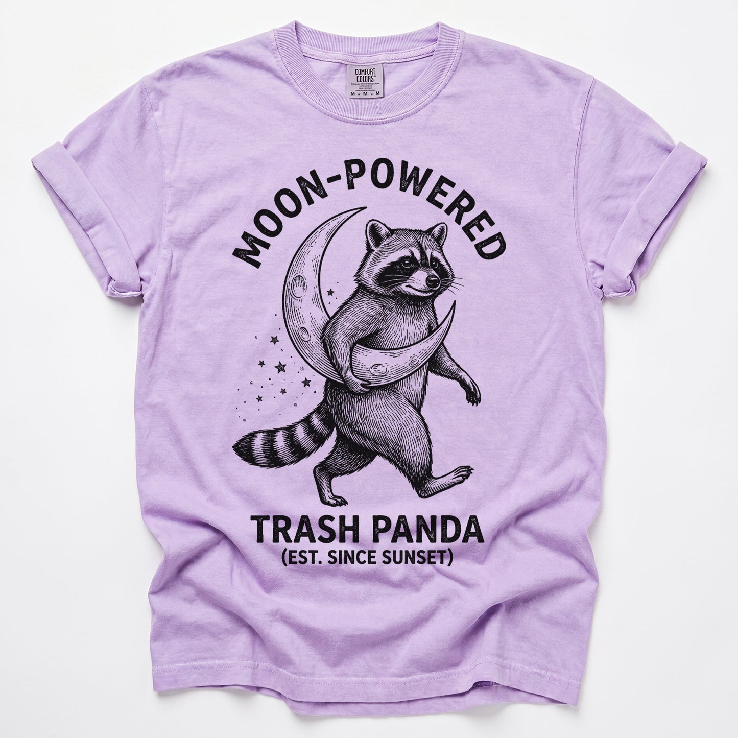 Moon-Powered Trash Panda Vintage Washed T-Shirt
