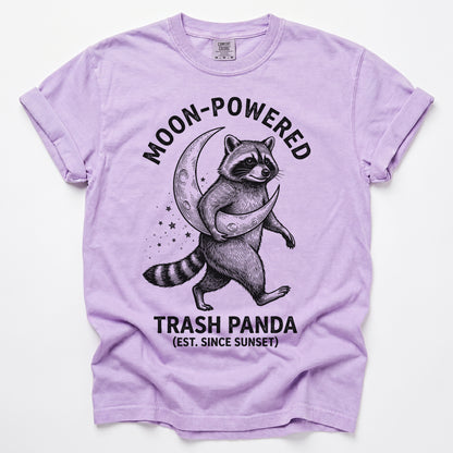 Moon-Powered Trash Panda Vintage Washed T-Shirt