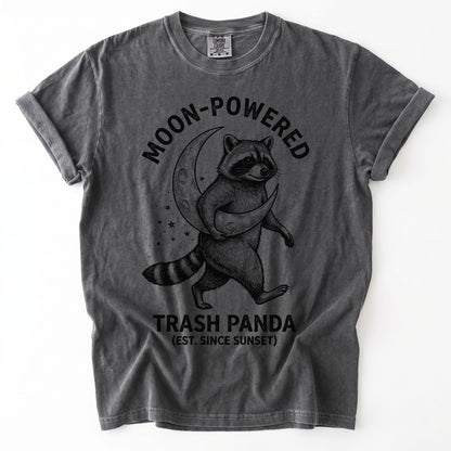 Moon-Powered Trash Panda Vintage Washed T-Shirt
