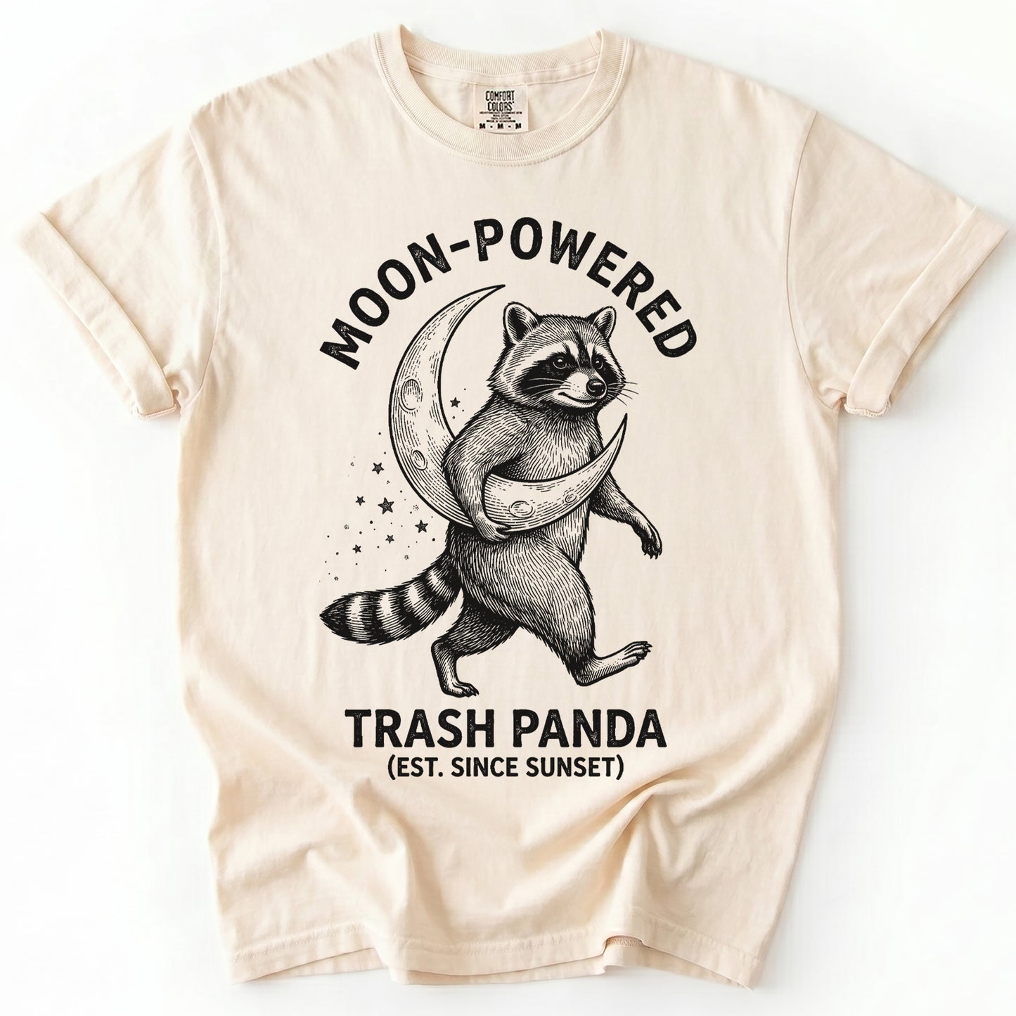 Moon-Powered Trash Panda Vintage Washed T-Shirt