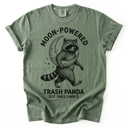Moon-Powered Trash Panda Vintage Washed T-Shirt