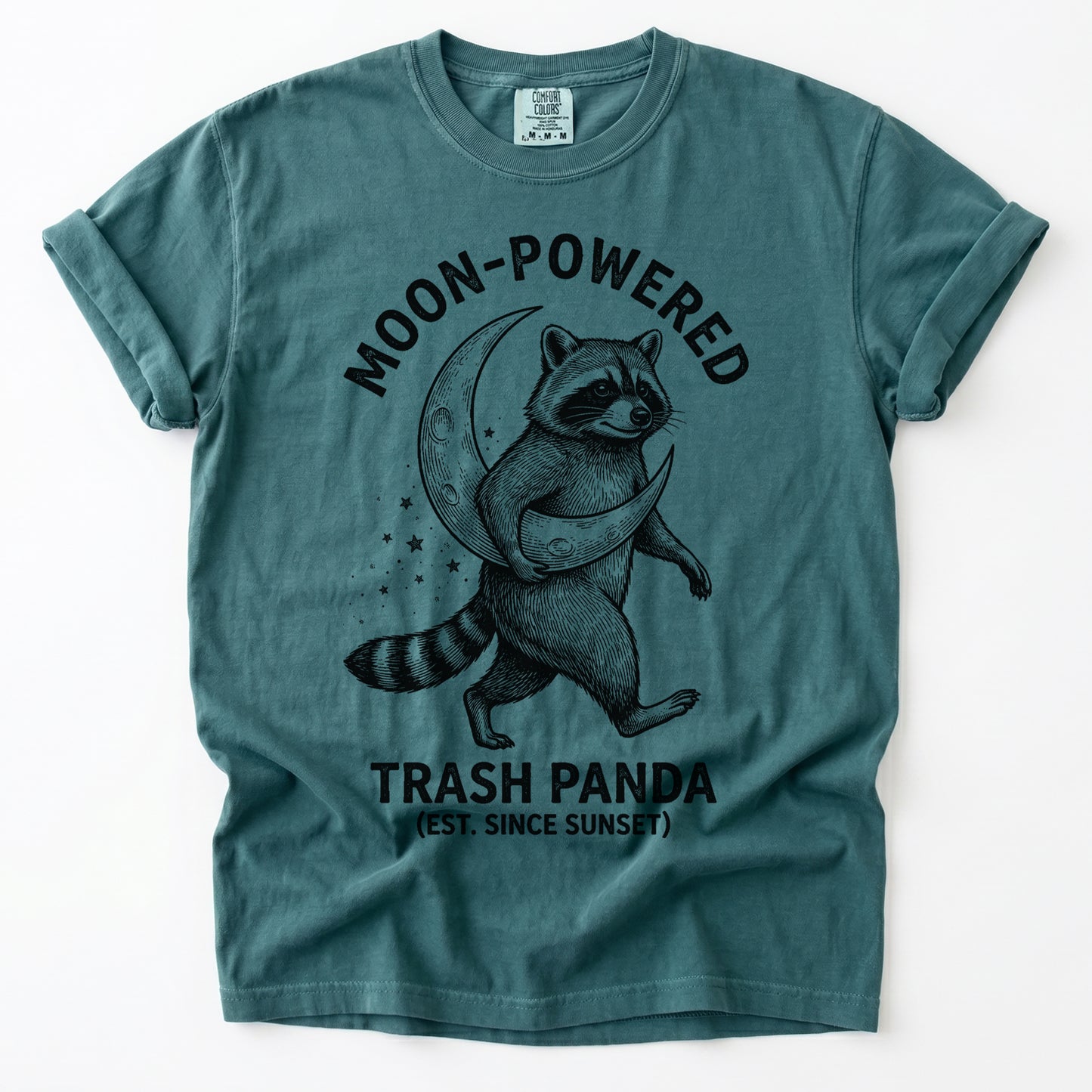 Moon-Powered Trash Panda Vintage Washed T-Shirt