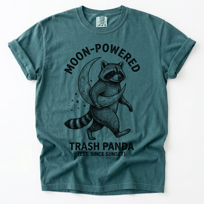 Moon-Powered Trash Panda Vintage Washed T-Shirt