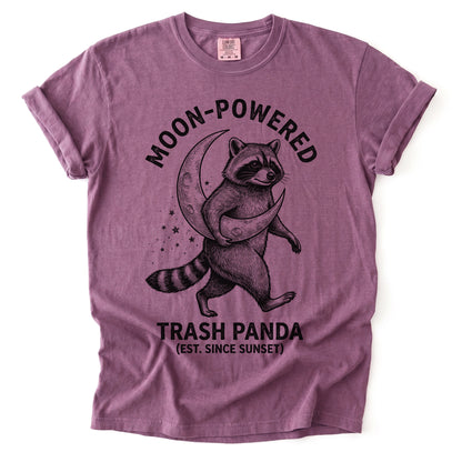 Moon-Powered Trash Panda Vintage Washed T-Shirt