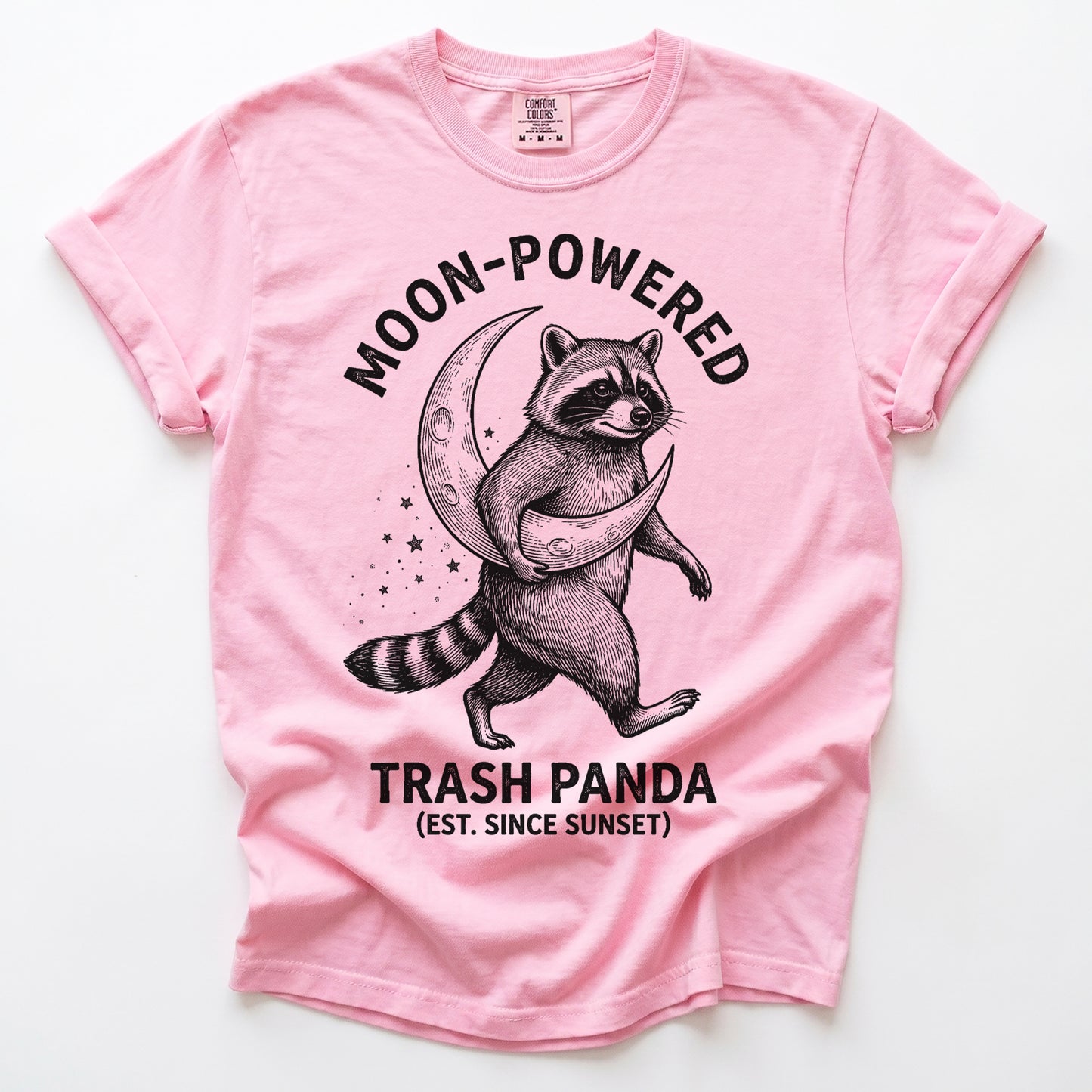 Moon-Powered Trash Panda Vintage Washed T-Shirt