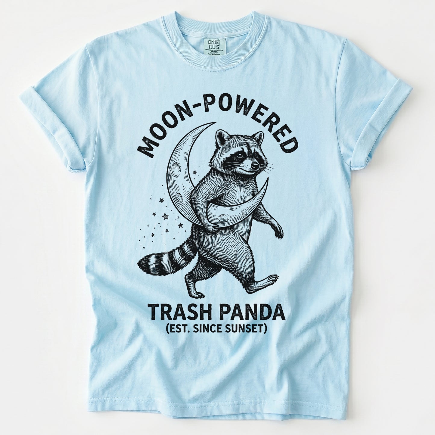 Moon-Powered Trash Panda Vintage Washed T-Shirt