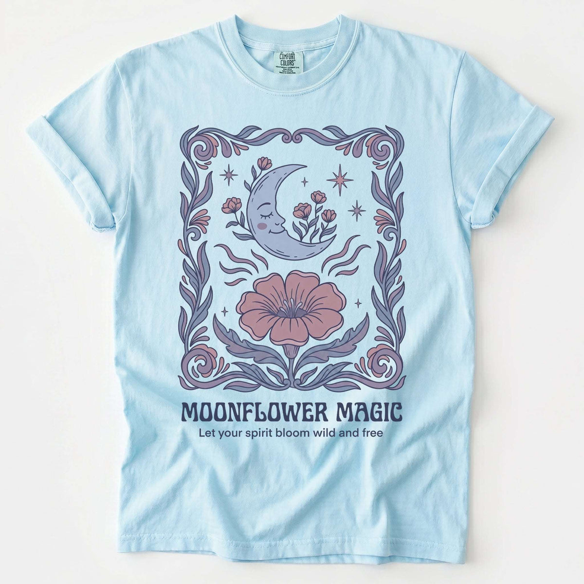 Moonflower Magic Vintage Washed T-Shirt