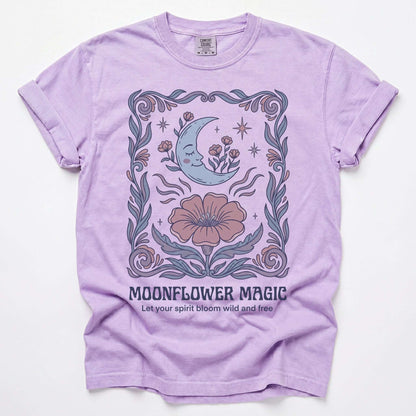 Moonflower Magic Vintage Washed T-Shirt