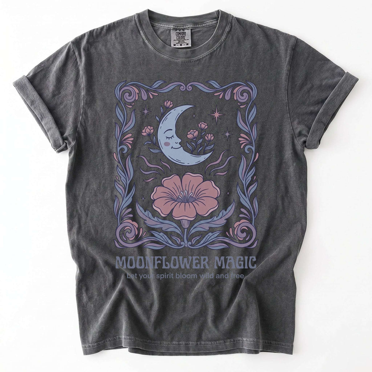 Moonflower Magic Vintage Washed T-Shirt