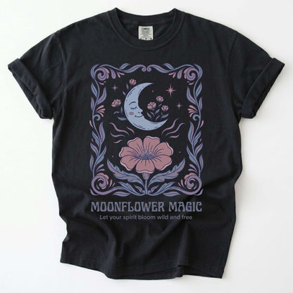 Moonflower Magic Vintage Washed T-Shirt