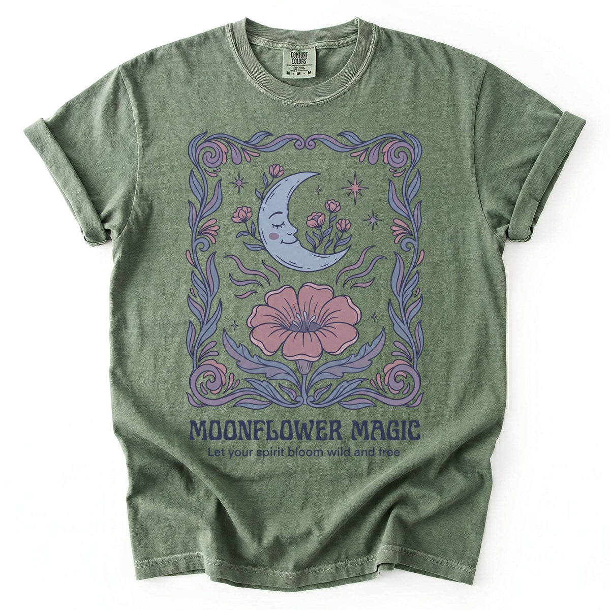Moonflower Magic Vintage Washed T-Shirt