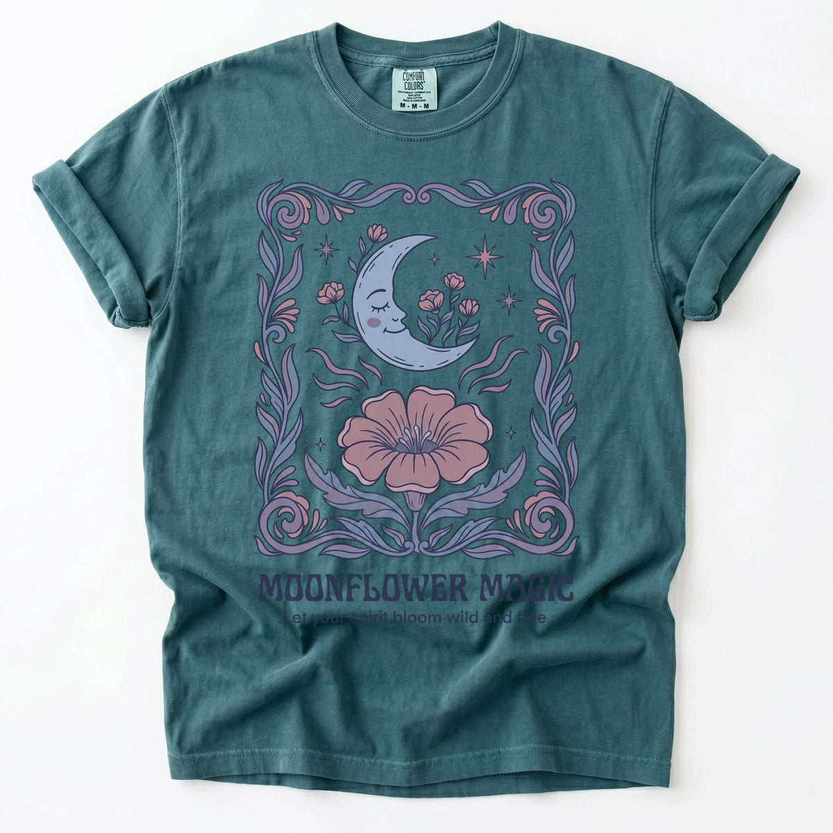 Moonflower Magic Vintage Washed T-Shirt