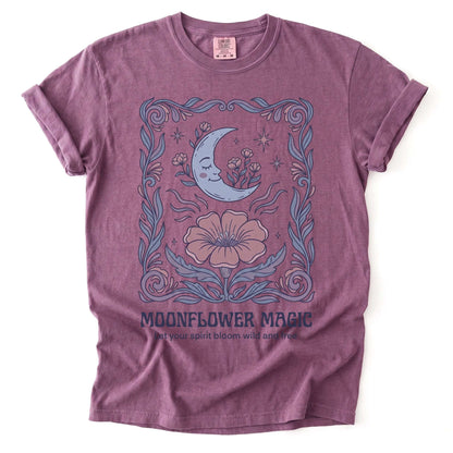 Moonflower Magic Vintage Washed T-Shirt