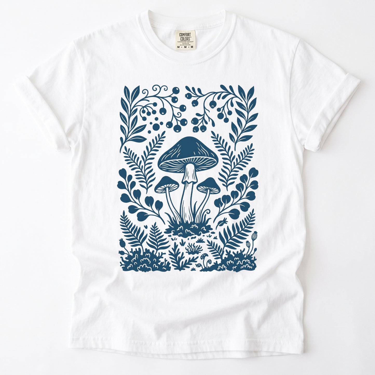 Woodland Mushrooms Vintage Washed T-Shirt