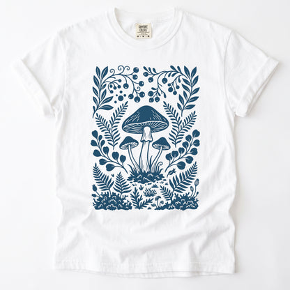 Woodland Mushrooms Vintage Washed T-Shirt