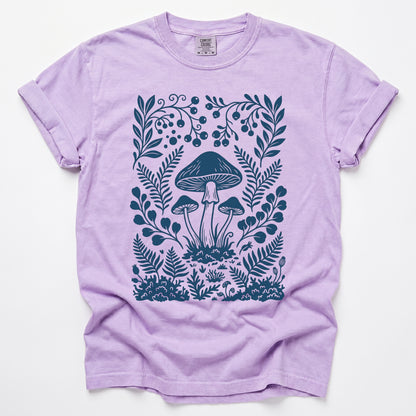 Woodland Mushrooms Vintage Washed T-Shirt