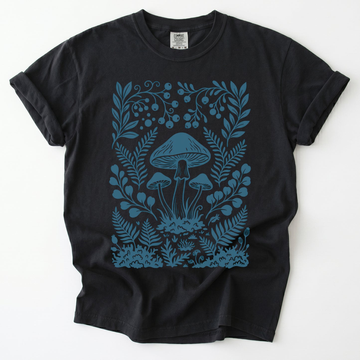 Woodland Mushrooms Vintage Washed T-Shirt