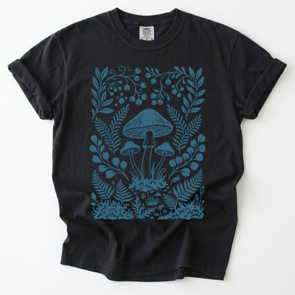 Woodland Mushrooms Vintage Washed T-Shirt