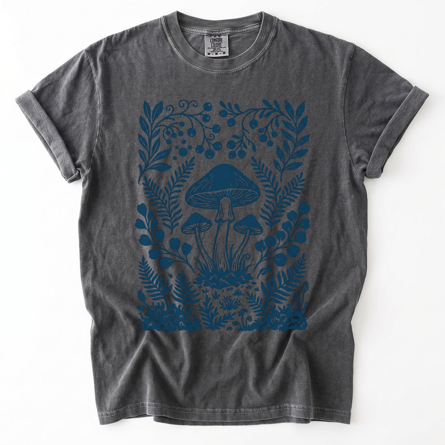 Woodland Mushrooms Vintage Washed T-Shirt