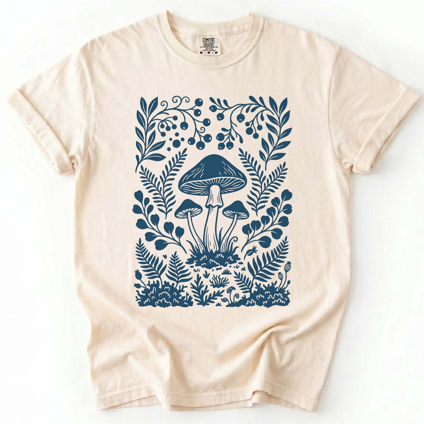 Woodland Mushrooms Vintage Washed T-Shirt