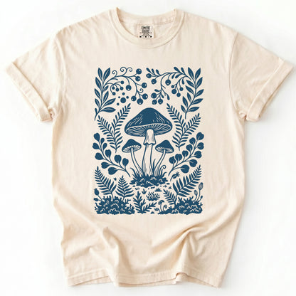 Woodland Mushrooms Vintage Washed T-Shirt
