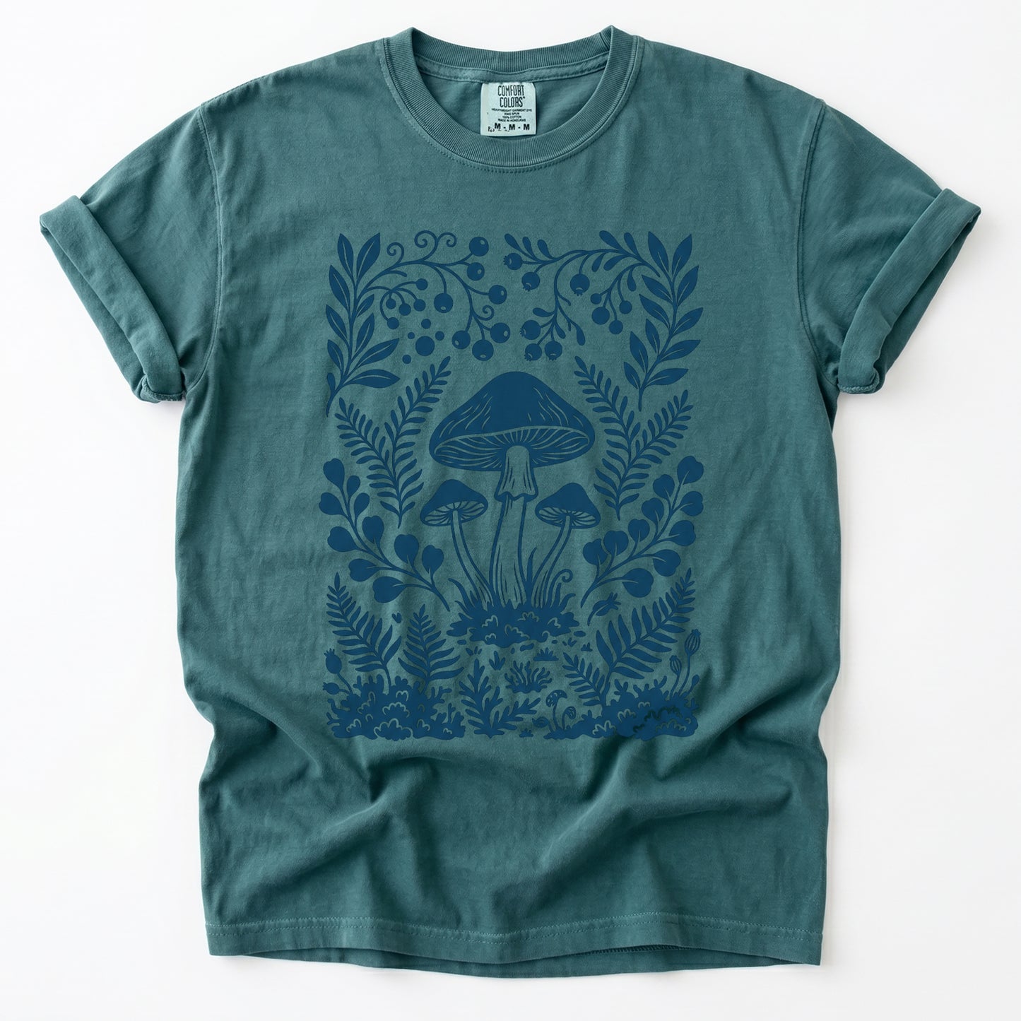Woodland Mushrooms Vintage Washed T-Shirt