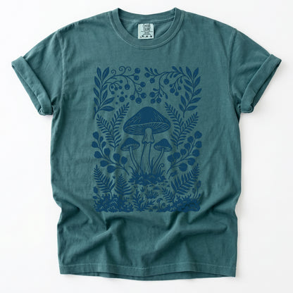 Woodland Mushrooms Vintage Washed T-Shirt