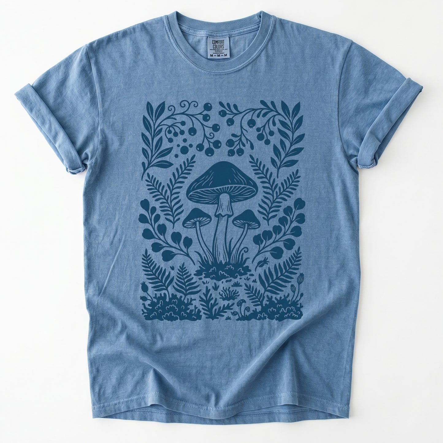 Woodland Mushrooms Vintage Washed T-Shirt