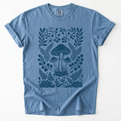 Woodland Mushrooms Vintage Washed T-Shirt