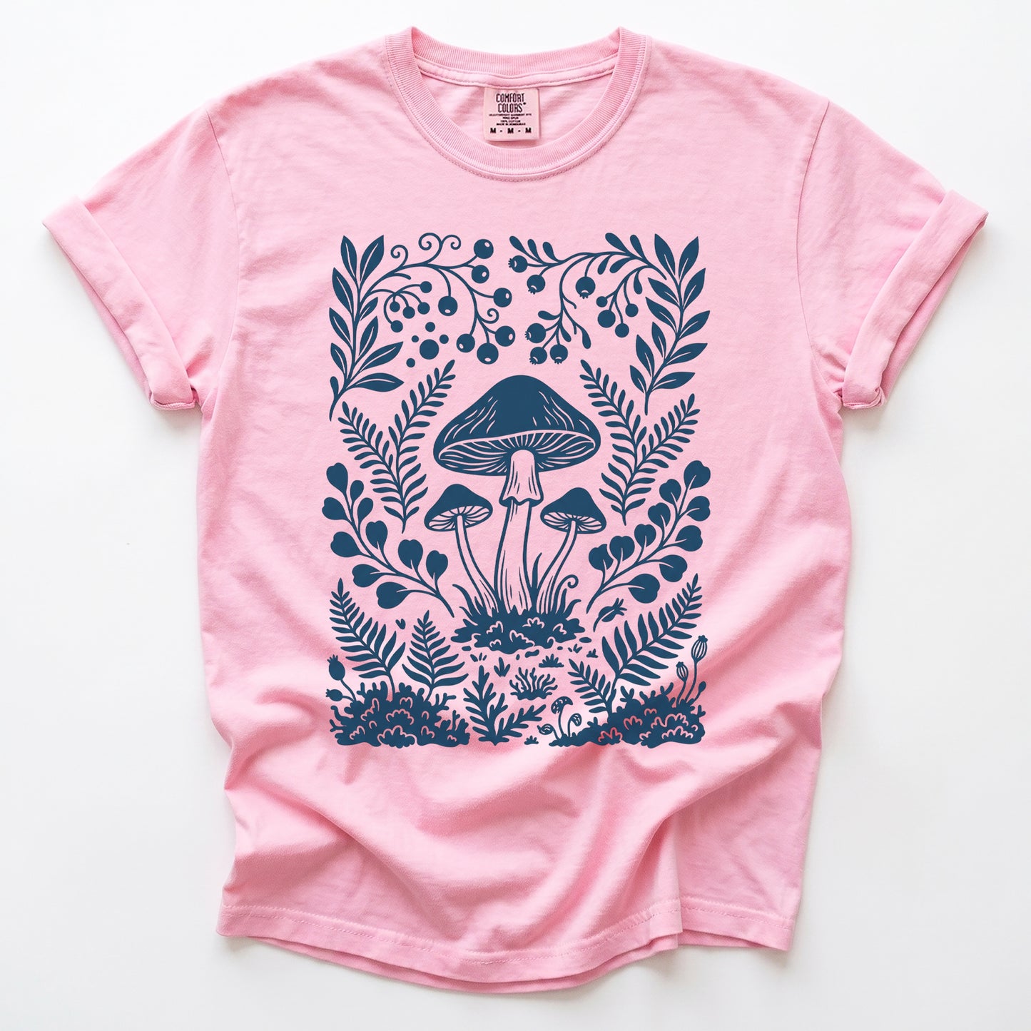 Woodland Mushrooms Vintage Washed T-Shirt