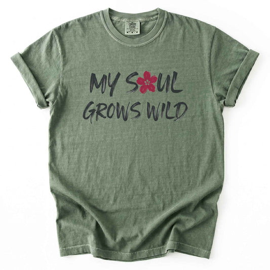 My Soul Grows Wild Vintage Washed T-Shirt