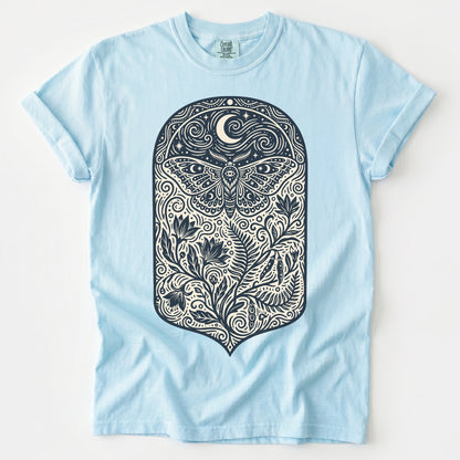 Mystic Moth Night Garden Vintage Washed T-Shirt