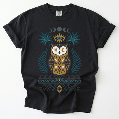 Mystic Owl Vintage Washed T-Shirt