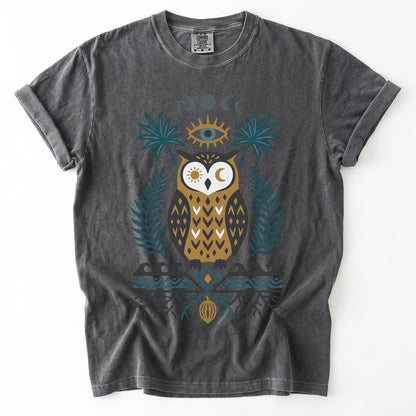 Mystic Owl Vintage Washed T-Shirt