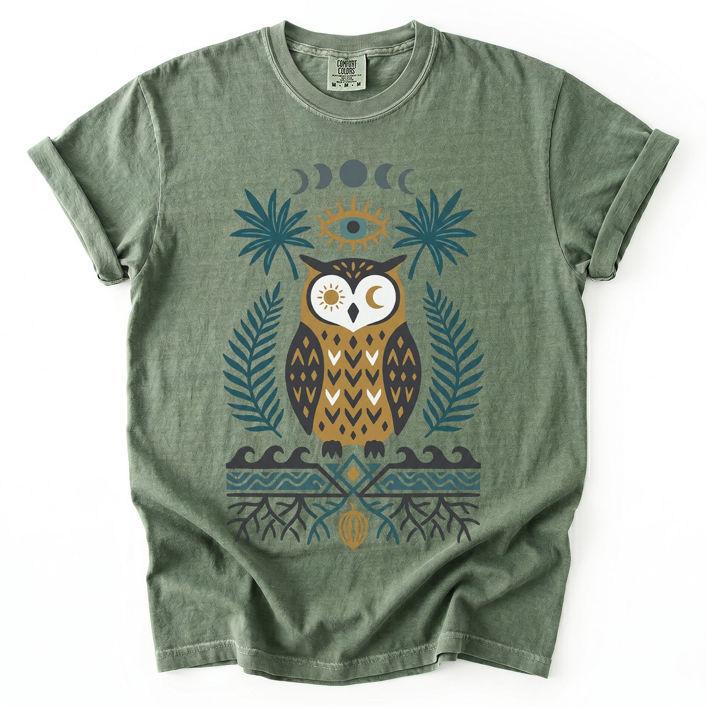 Mystic Owl Vintage Washed T-Shirt