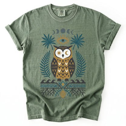 Mystic Owl Vintage Washed T-Shirt