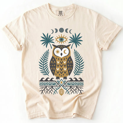 Mystic Owl Vintage Washed T-Shirt