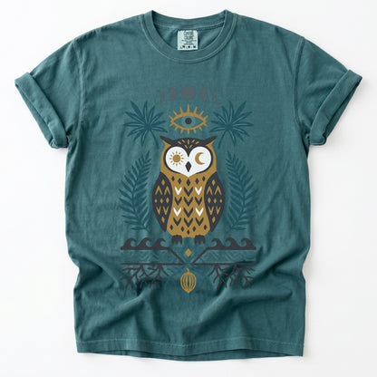 Mystic Owl Vintage Washed T-Shirt