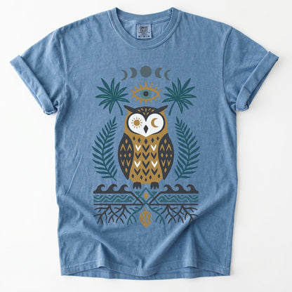 Mystic Owl Vintage Washed T-Shirt
