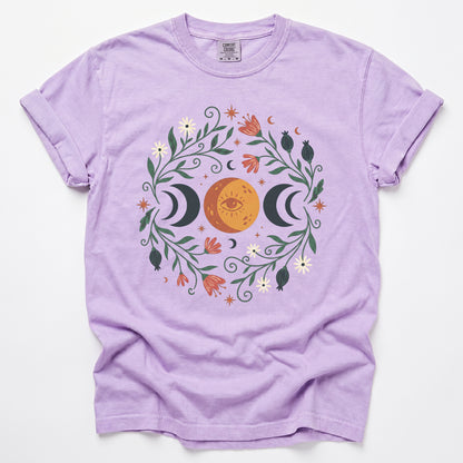 Mystic Triple Moon Vintage Washed T-Shirt