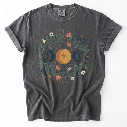 Mystic Triple Moon Vintage Washed T-Shirt