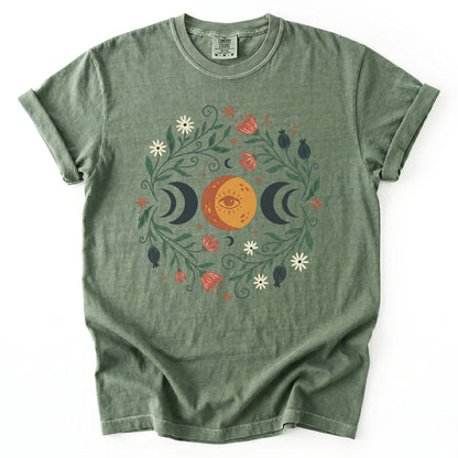 Mystic Triple Moon Vintage Washed T-Shirt